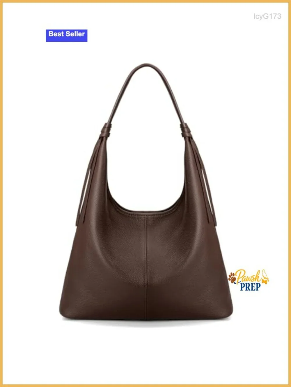 Genuine Leather Slouchy Hobo Bag Purse for Women Tassel Magnetic Closure